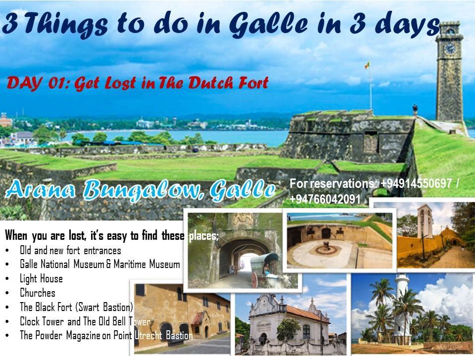 Arana Bungalow Galle Bagian luar foto